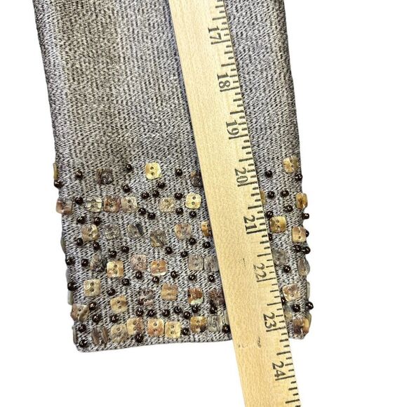 Linda Allard Ellen Tracy Silk Blend Beaded Blazer Jacket Size 6 Petite - Picture 12 of 13